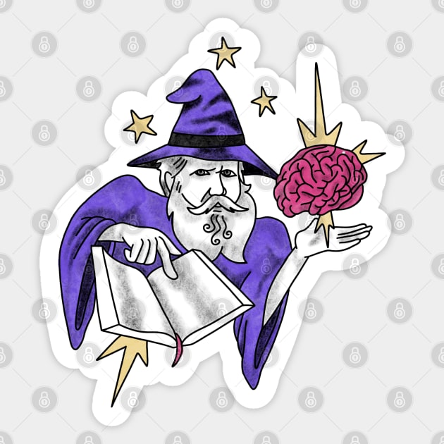 wizard Dom Pedro II Sticker by tintacarmesim